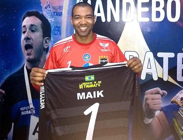 Goleiro Maik Santos retorna para o Handebol Taubaté (SP). (foto divulgação)