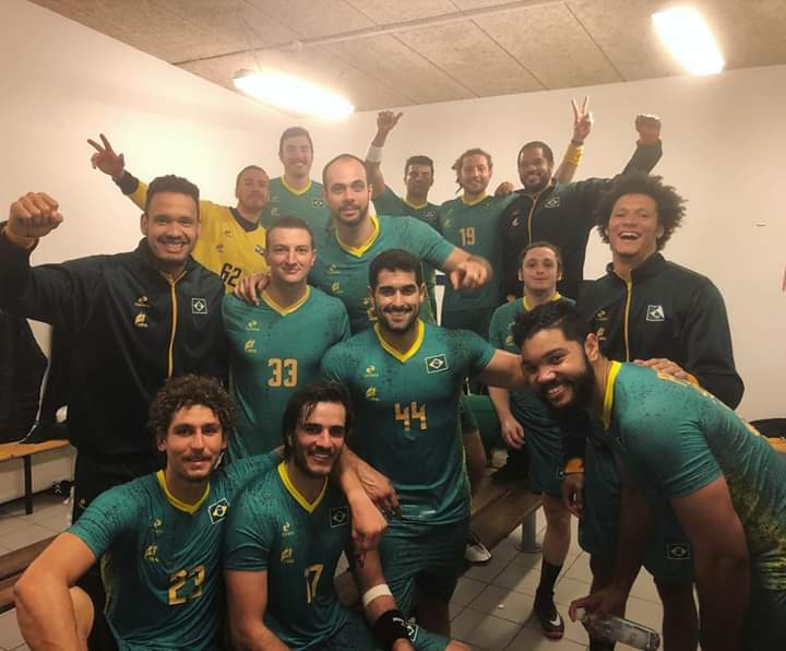 Rogério Moraes com a Seleção Brasileira no Pan da Groenlândia 2018 (foto arquivo pessoal)