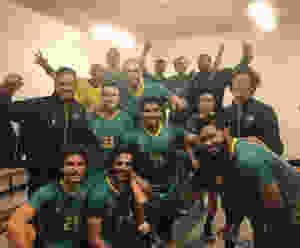 Rogério Moraes com a Seleção Brasileira no Pan da Groenlândia 2018 (foto arquivo pessoal)
