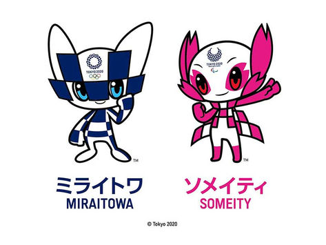 Mascotes dos Jogos de Tóquio fazem aniversário