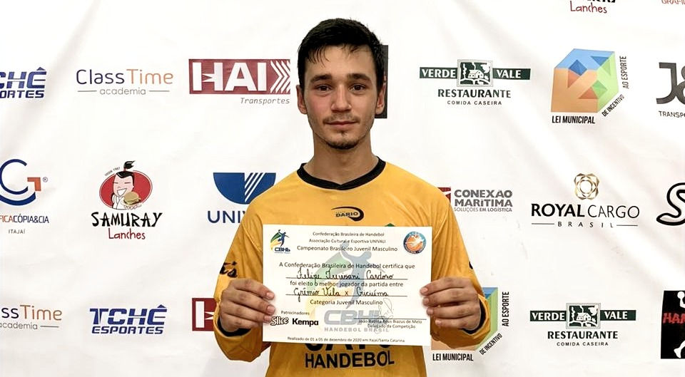 Felipe Trevisani Cardoso, goleiro do ADH Criciúma. (foto divulgação evento)