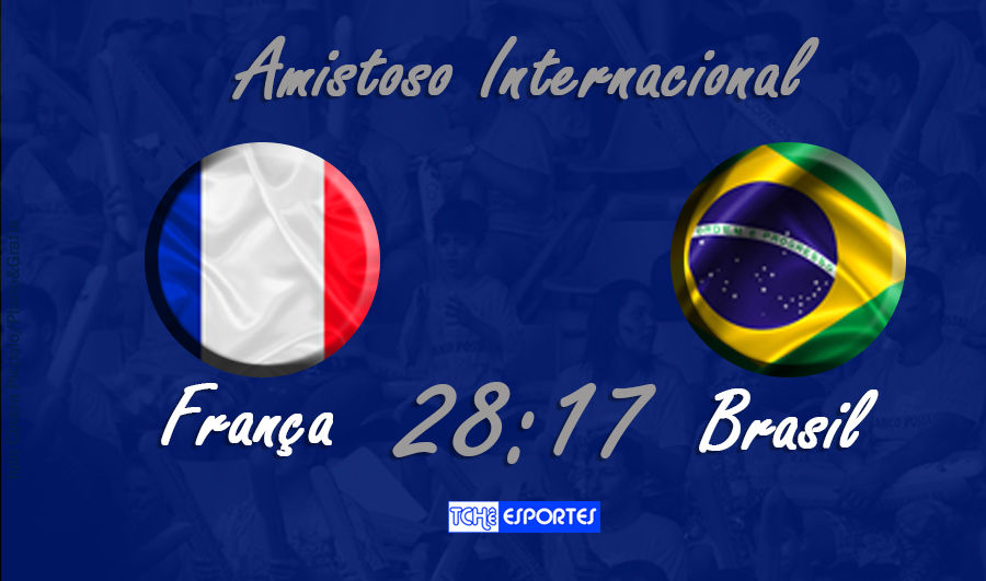 Amistoso Internacional | França vs Brasil (arte Tchê Esportes)