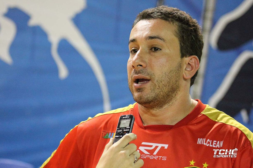 Marcus Tatá, técnico do Taubaté-SP e Seleção Brasileira Masculina. (foto arquivo Tchê Esportes)