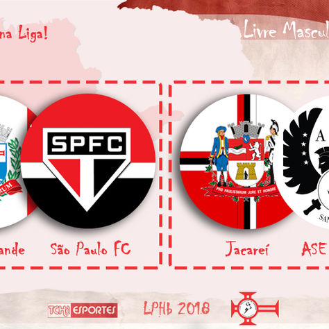 #Resumão 20/maio: São Paulo FC segue 100% e Jacareí vence a primeira na LPHb 2018