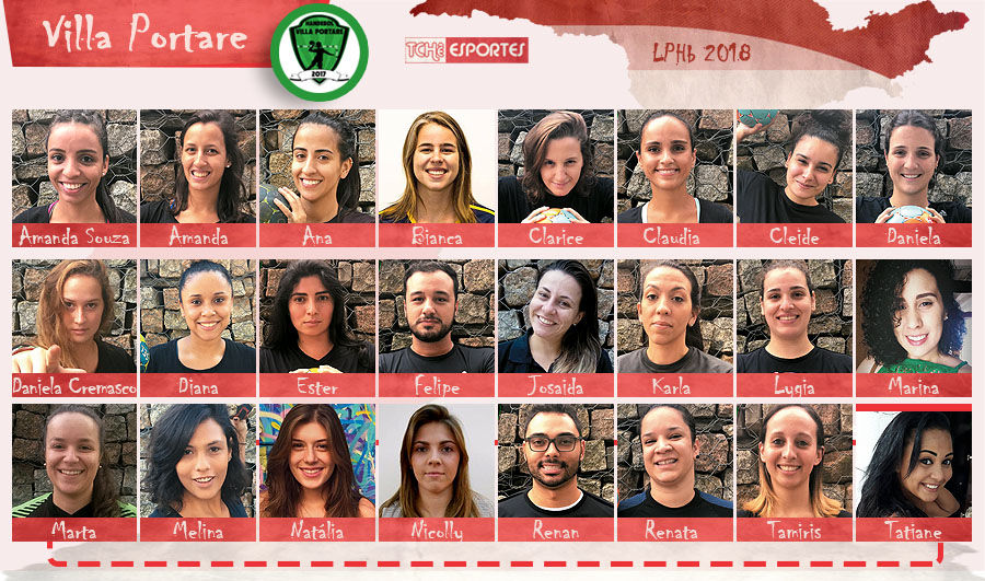 Elenco Livre Feminino - Villa Portare. (arte Tchê Esportes)