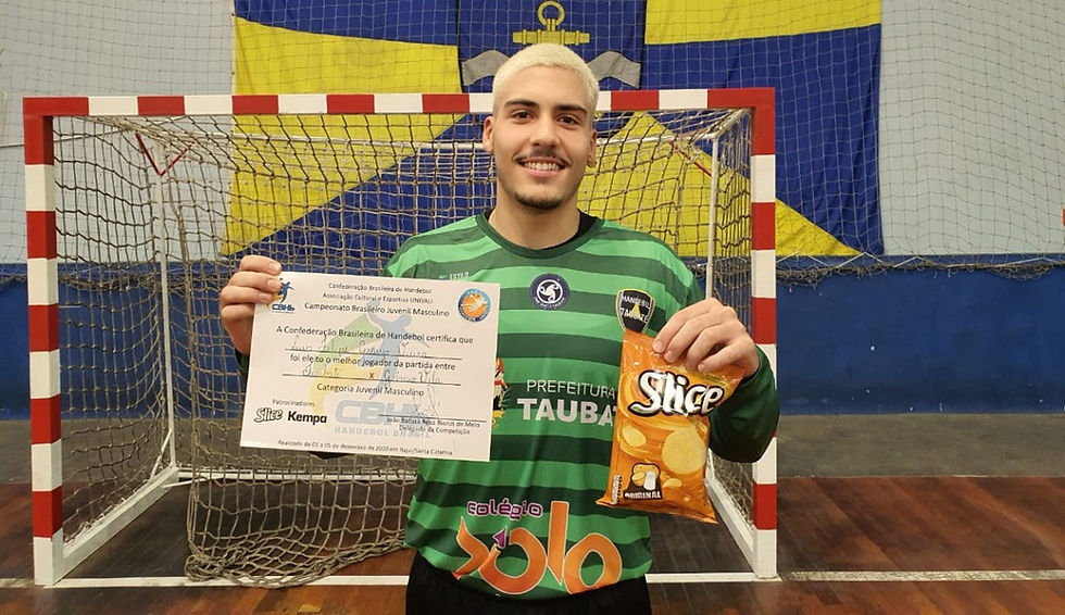 Goleiro Luis Felipe, do Taubaté. (foto Divulgação Evento)