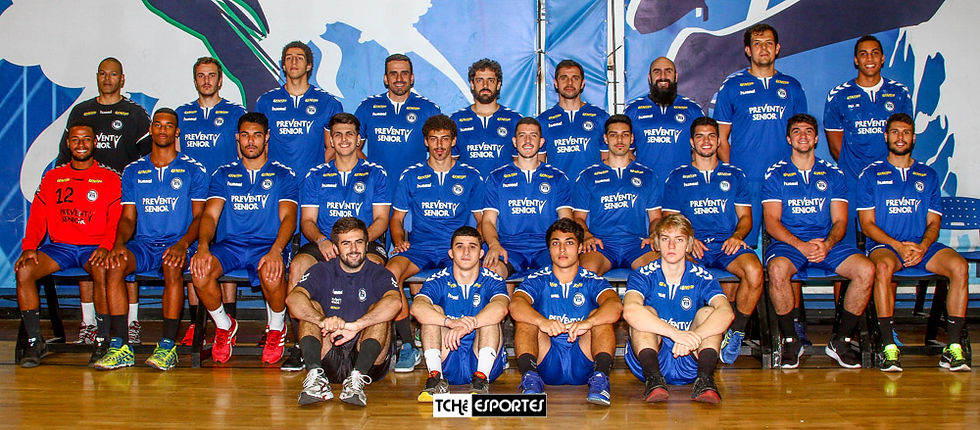 Elenco para 2018 do EC Pinheiros. (foto André Pereira / Tchê Esportes)