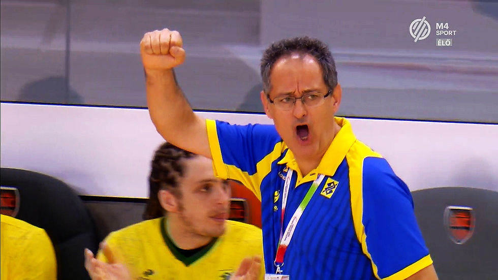 Washington Nunes, técnico da Seleção Brasileira Masculina de Handebol. (foto reprodução M4 Sport)
