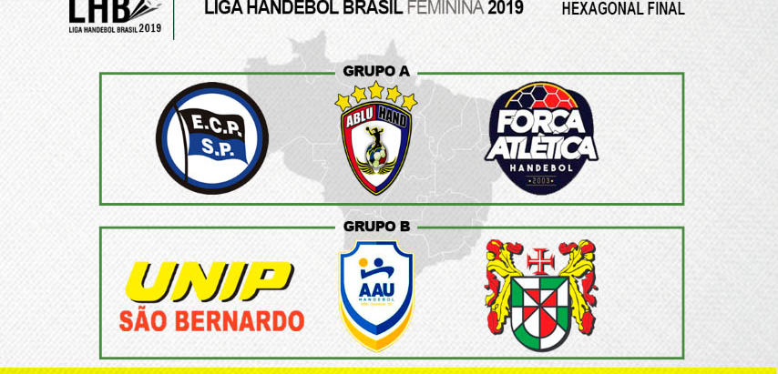 Seis times disputam o título da Liga Brasil Handebol Feminina 2019