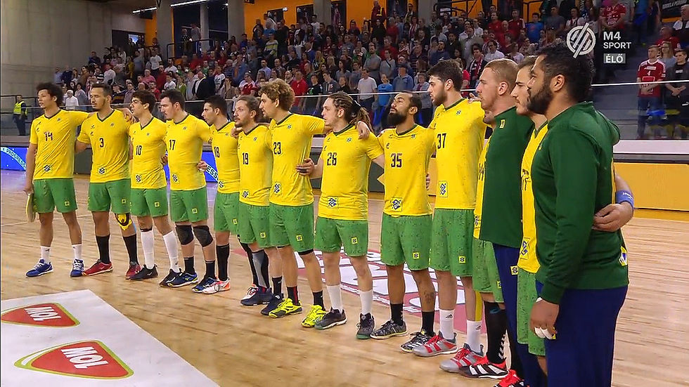 Seleção Brasileira de Handebol. (foto reprodução M4 Sport)