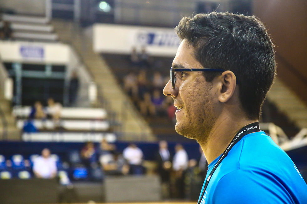 João Carlos Filho, técnico do Português. (foto André Pereira / Tchê Esportes)