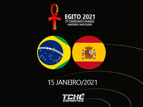 Brasil começa contra a Espanha no Mundial de Handebol do Egito 2021