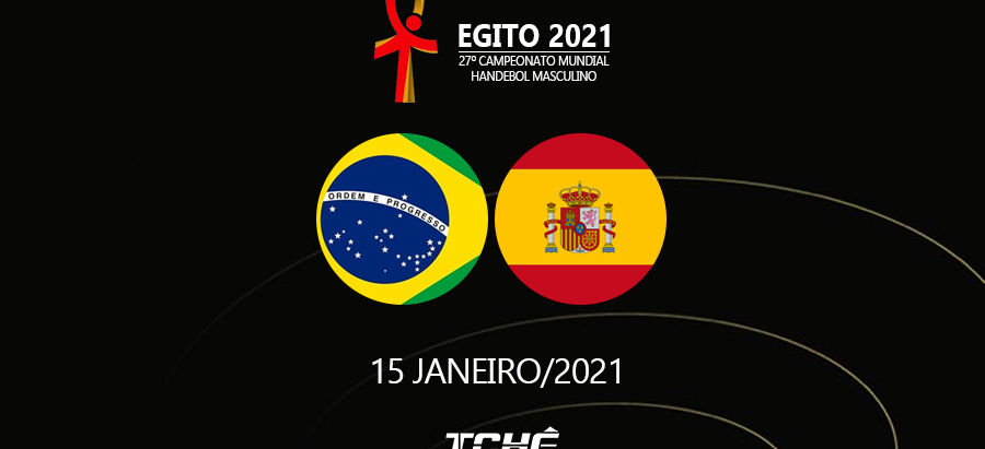 Brasil começa contra a Espanha no Mundial de Handebol do Egito 2021