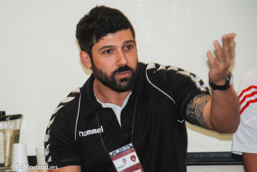 Guilherme Borin, técnico da Hebraica . (foto Fê Rodrigues / Tchê Esportes))
