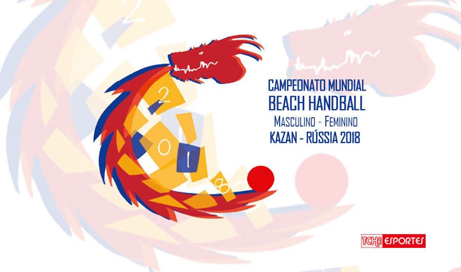 Mundial Beach Hand - Rússia 2018 (arte Tchê Esportes)