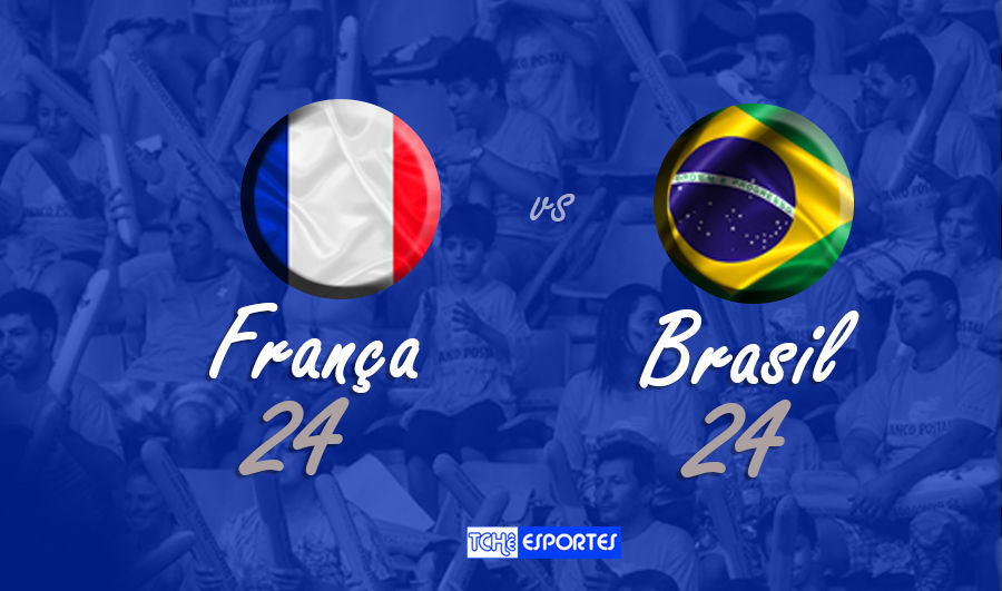Amistoso Internacional | França vs Brasil (arte Tchê Esportes)