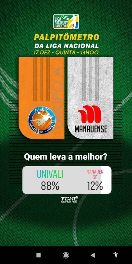 Palpitômetro do Torcedor da Liga