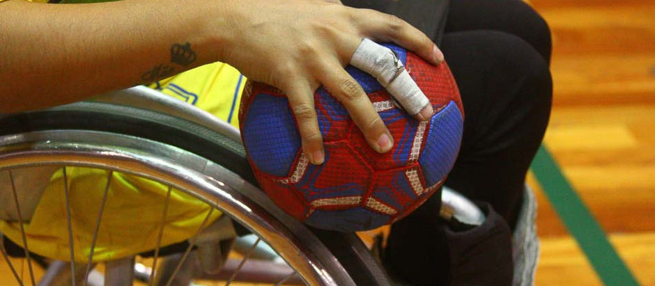 Brasil e BolĂvia disputam Parapan de Handebol em Cadeira de Rodas