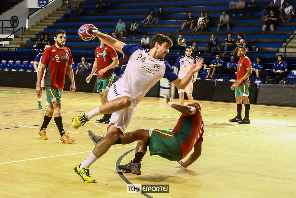 Pinheiros(SP) vs Português (PE) 2º jogo pelas Quartas de final da Liga Nacional Masculina de Handebol 2018 (foto Andréa Rodrigues - Tchê Esportes)