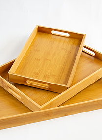 סט שלישיית מגשים