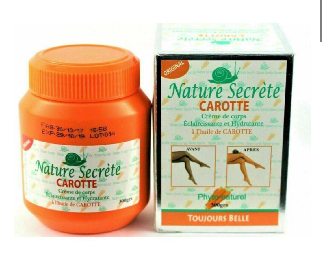 Nature Secrete Carrot Lightening Moisturizing Body Cream 300gr