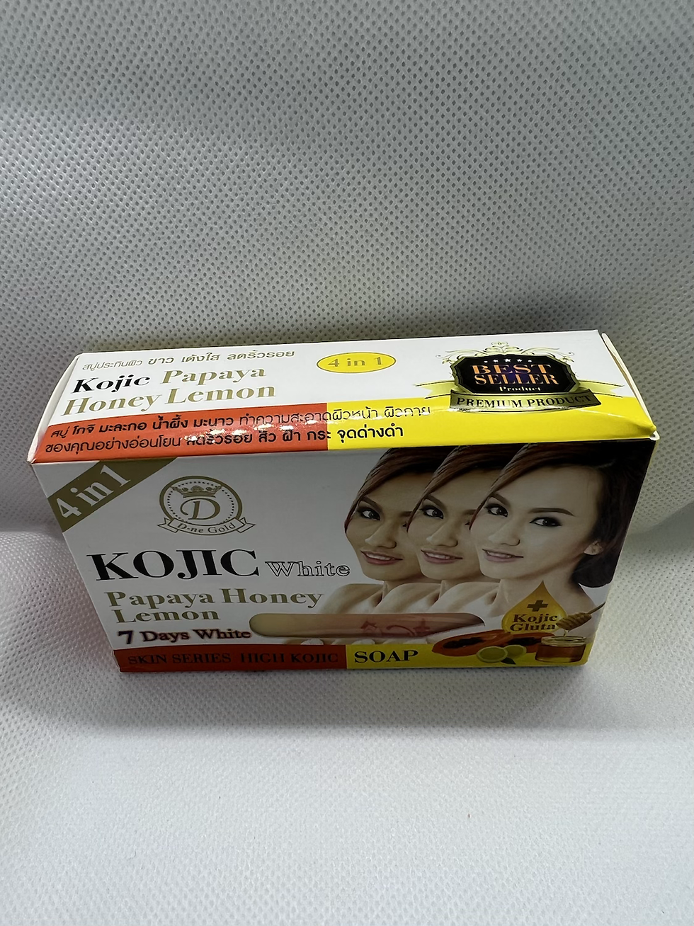 Thumbnail: Kojic white Papaya Honey Lemon soap 180g