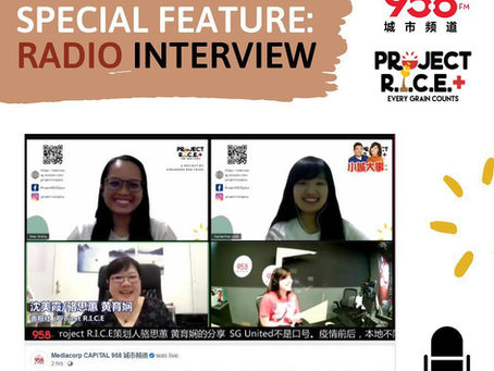 Interview with Mediacorp Capital 95.8FM