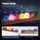 Thumbnail: LOSCHEN 7 Colors Ice Cracked Balls, Core Memories Crystal Balls with LED Sape...