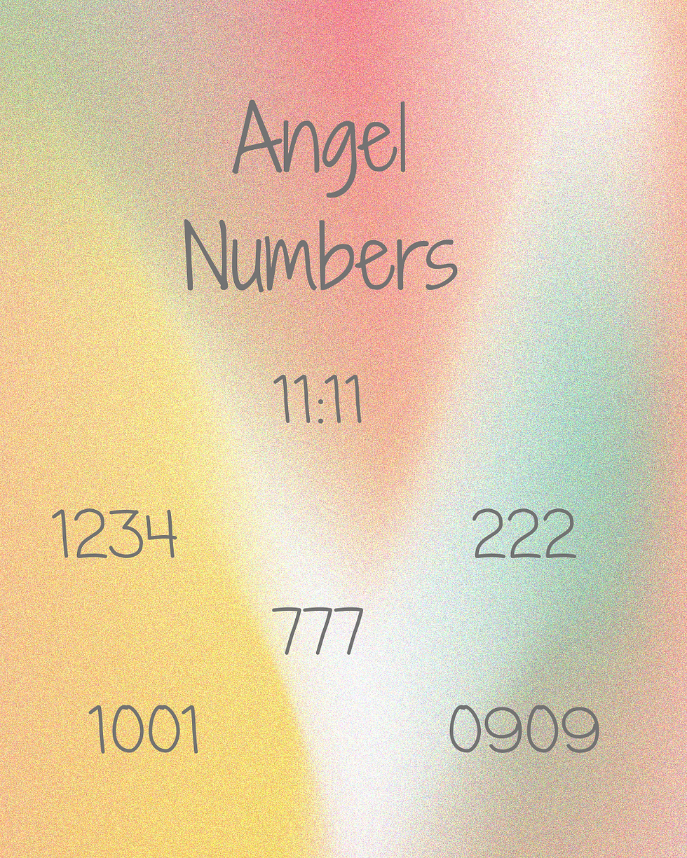 Angel Numbers - Learn with me