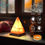 Thumbnail: FAVSTOCK Himalayan Salt Lamp, Natural Pyramid Salt Rock Lamp with Handcrafted...