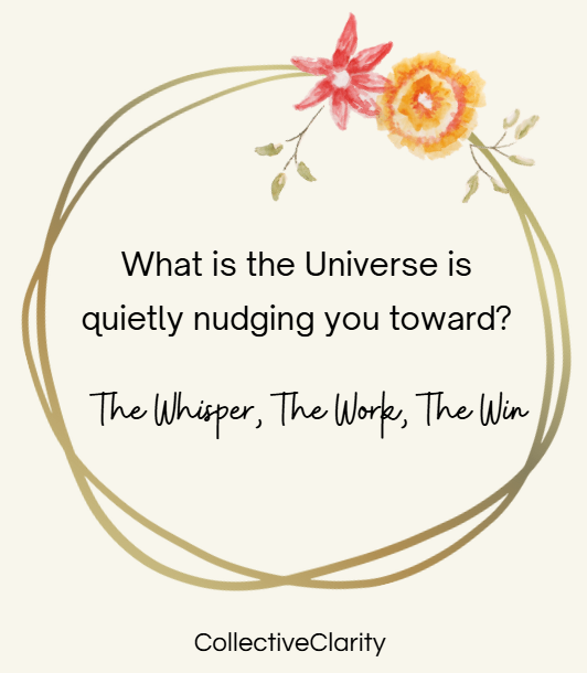 The Whisper, The Work, The Win
