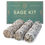 Thumbnail: Handcrafted 4 Inch White Sage Sticks - Fresh, Natural California Sage Smudge ...