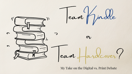 Kindle vs. Physical Books: Why I Still Buy Hardcovers