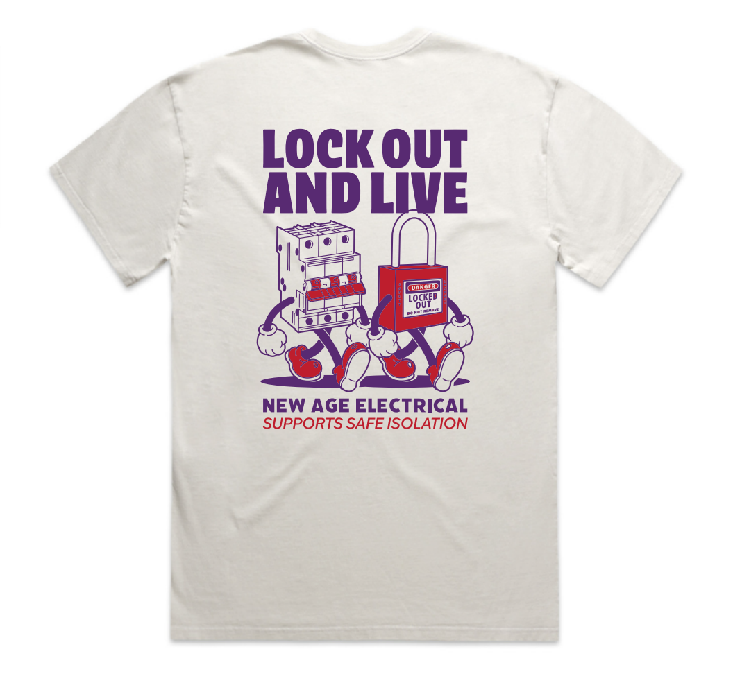 Lock Out and Live Tee- New Age Supports