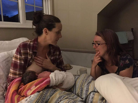 private midwife birth and breastfeeding