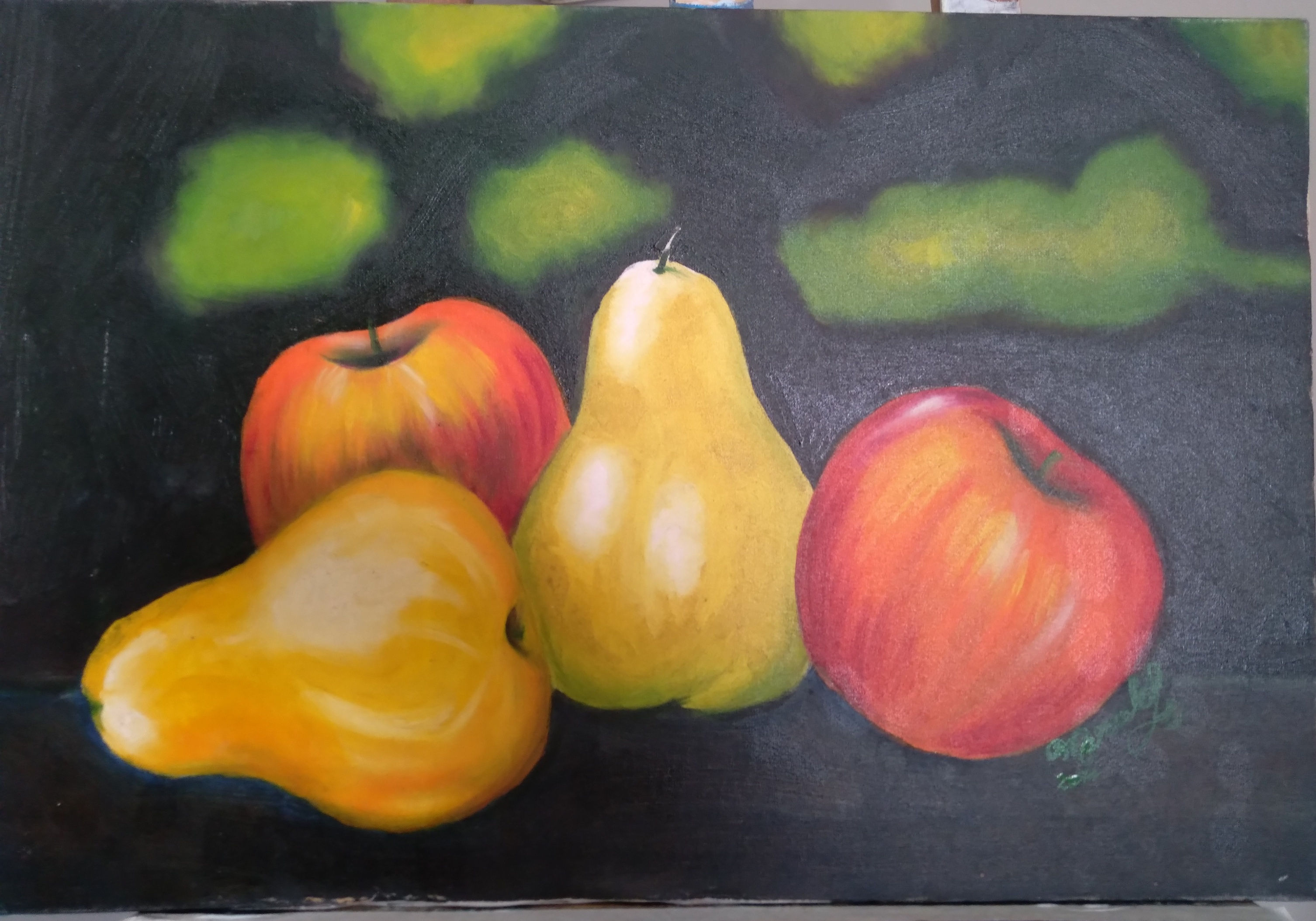 PÊRAS E MAÇÃS 40 X 60 cm