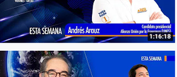 Debate o entrevista con el candidato Andrés Arauz