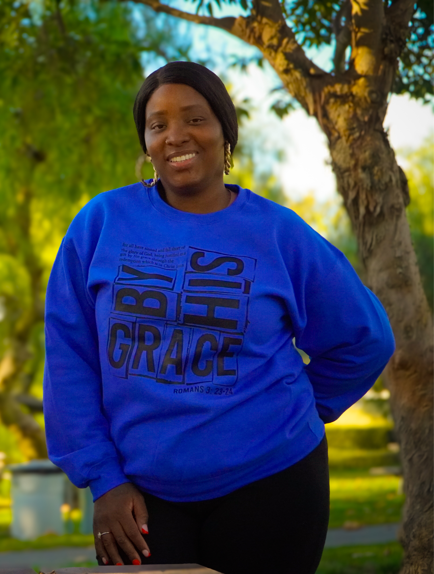 By His Grace Crewneck Sweatshirt