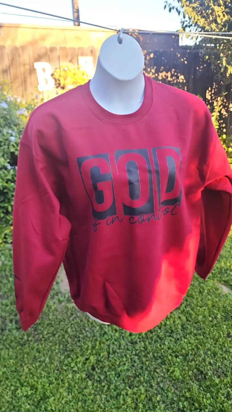 Thumbnail: God is in control Crewneck Sweatshirt
