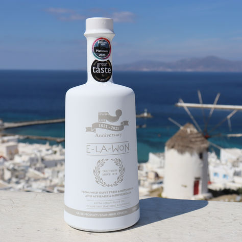 E-LA-WON pays tribute to Greece’s 200 years of Independence with a limited edition bottle of EVOO
