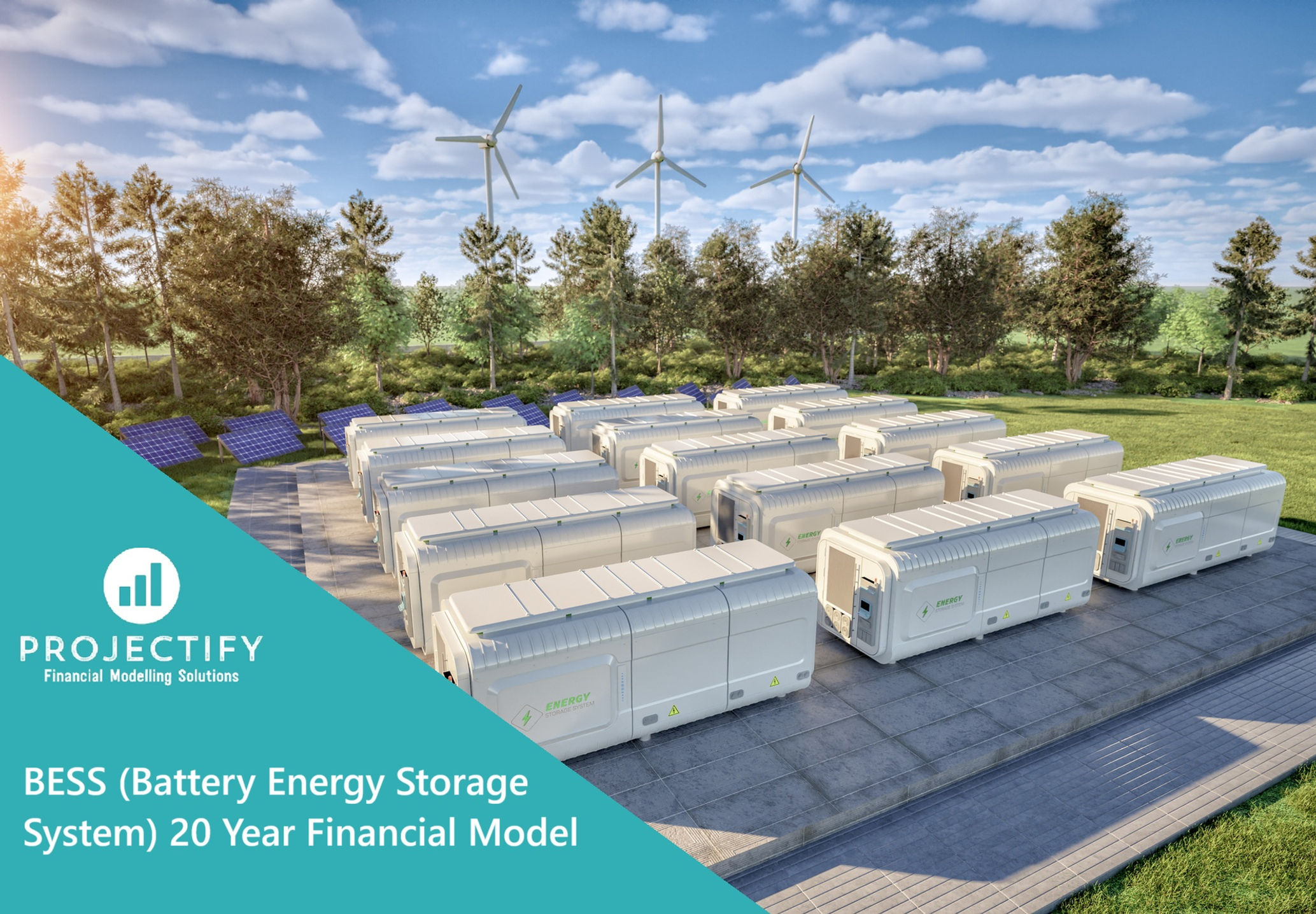 BESS (Battery Energy Storage System) financial model cover picture
