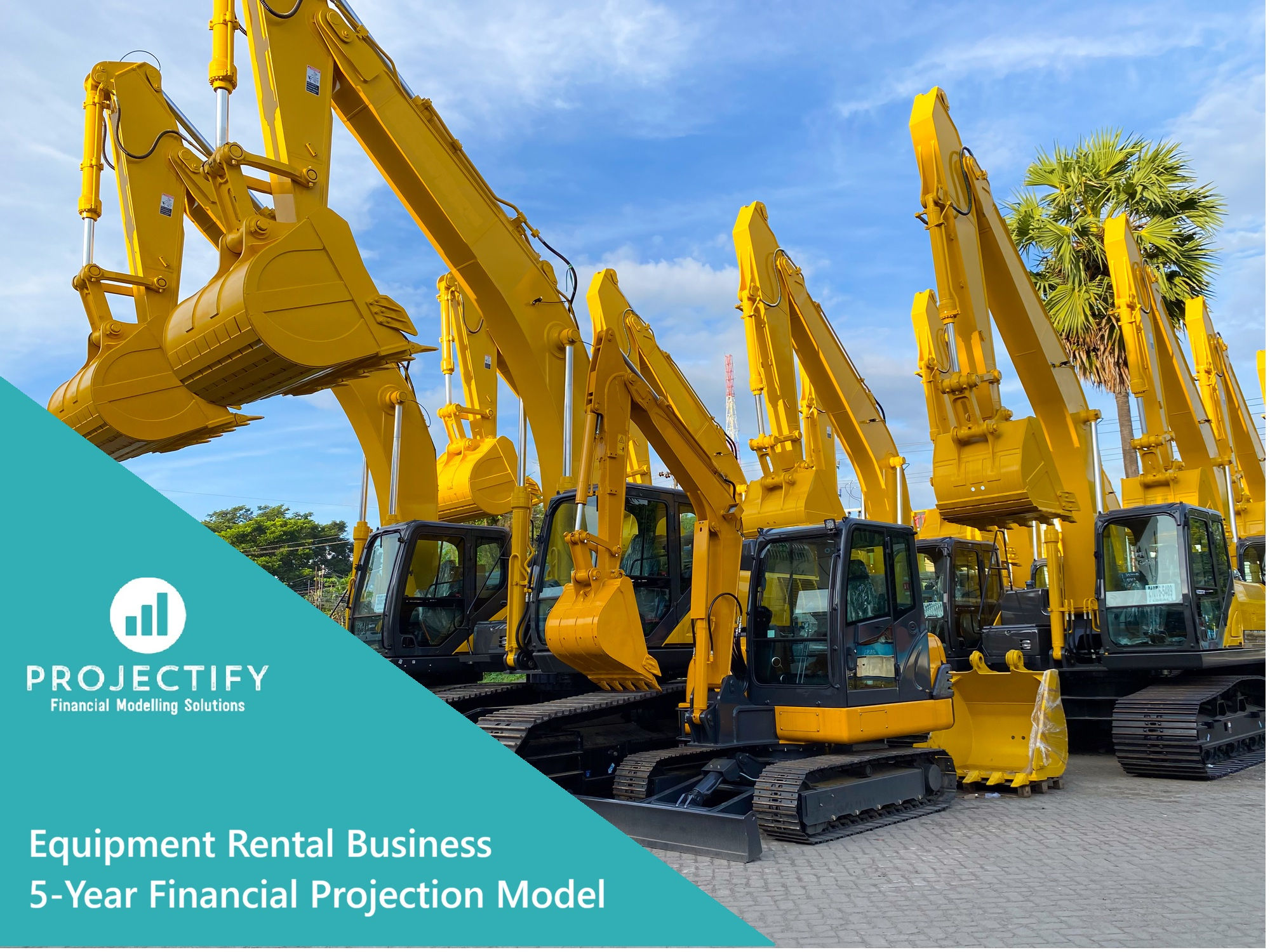 Equipment Rental Financial Model Cover Picture