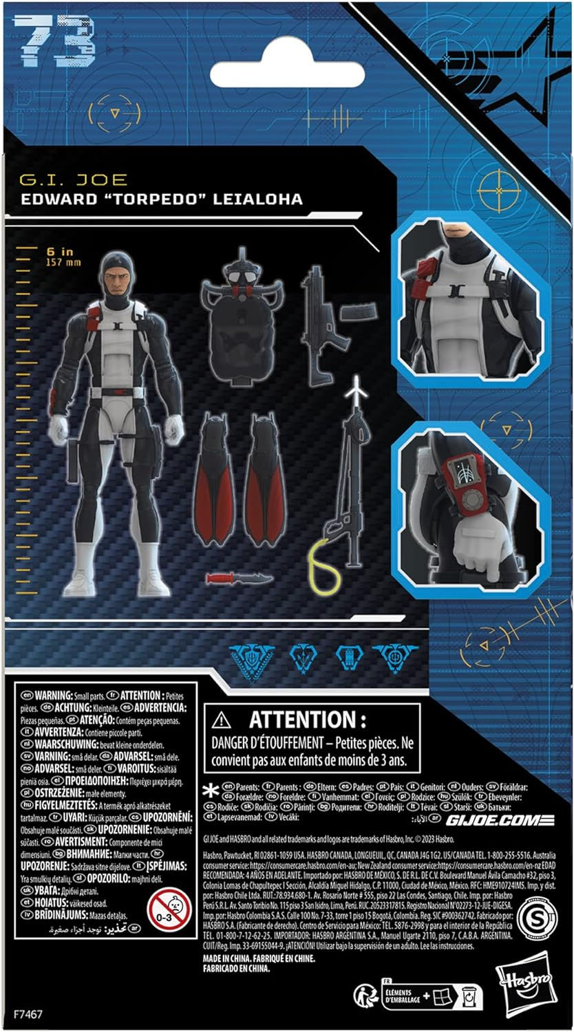 Thumbnail: G.I. JOE CLASSIFIED SERIES EDWARD TORPEDO LEIALOHA 6" INCH ACTION FIGURE