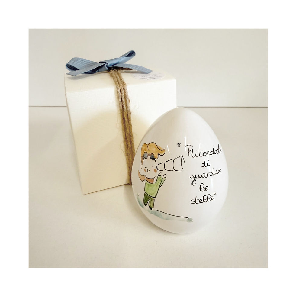 Miniatura: Bomboniera uovo piccolo principe 11cm