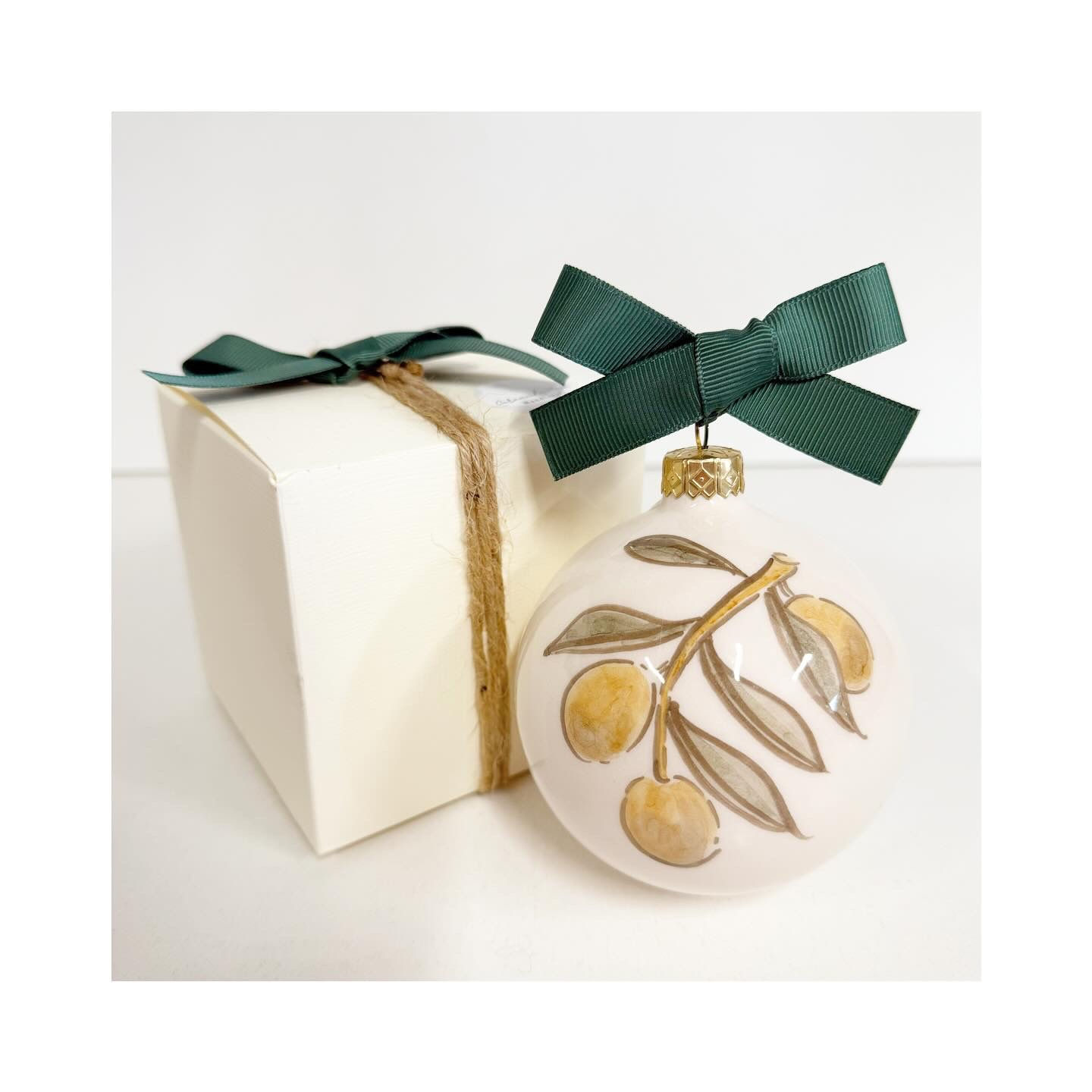 Bomboniera Pallina di natale ulivo 