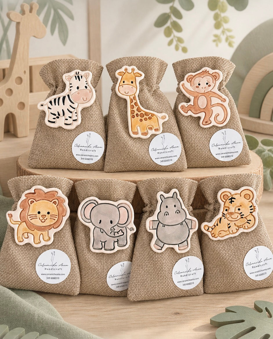Savannah animal magnet favor