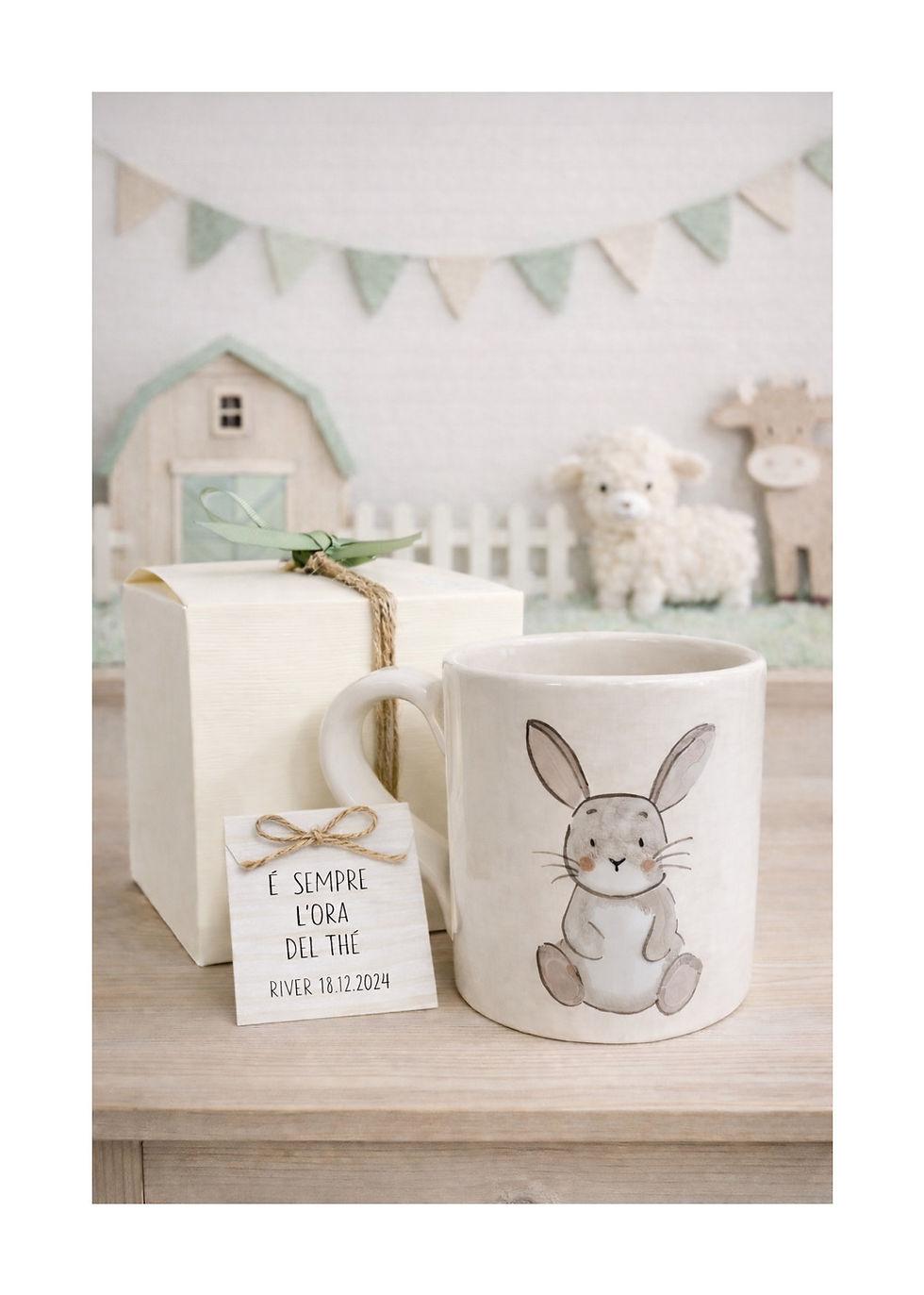 Miniature : Mug ours en peluche avec boîte