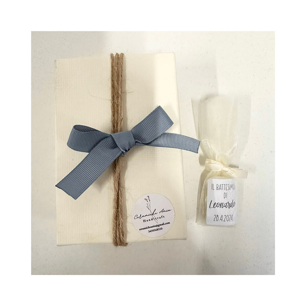 Miniatura: Bomboniera faro magnete con scatola 