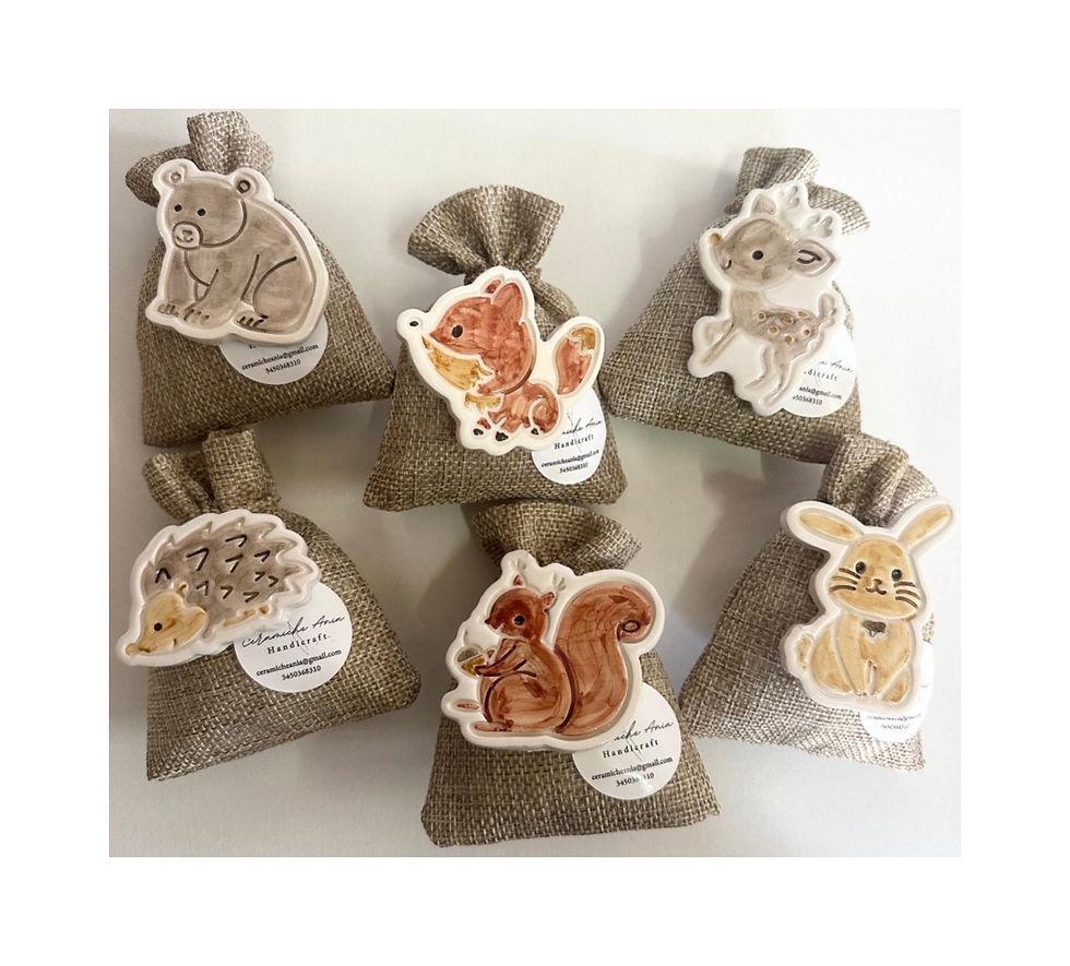 Thumbnail: Woodland animal magnet favor