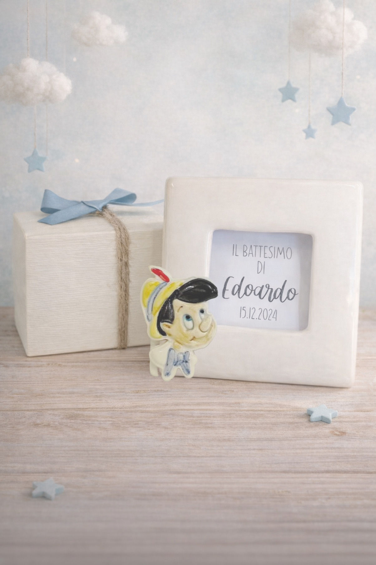 Bomboniera porta Foto Pinocchio